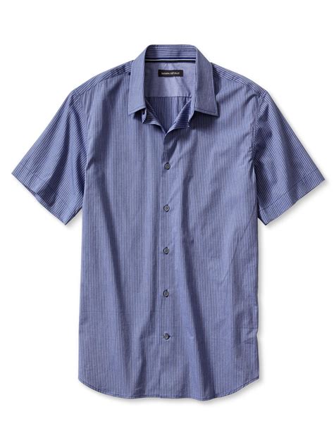 banana republic men's short sleeve shirts